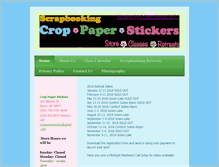 Tablet Screenshot of croppaperstickers.com